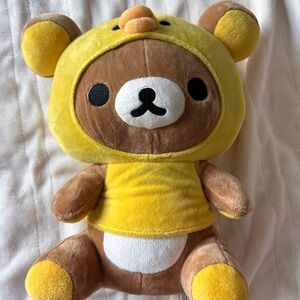 Charming Yellow and Brown Stuffed Bear